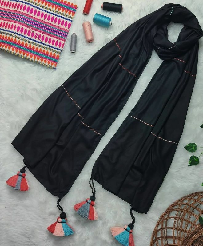 Twisted Tassel Scarf