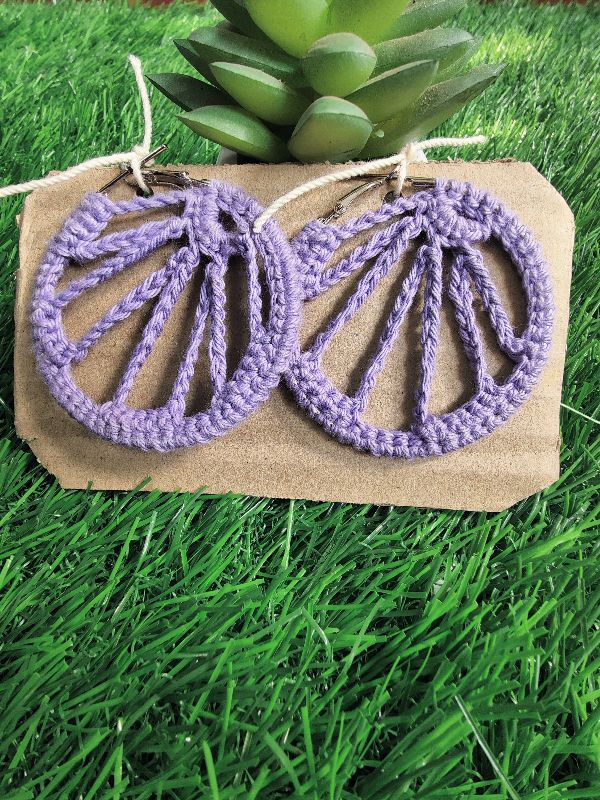 Lilac Star Hoops — photo 4