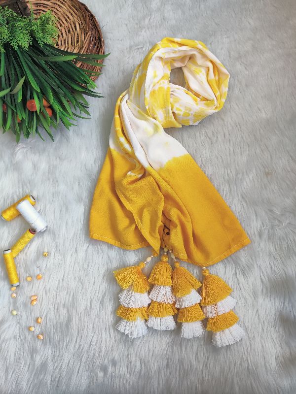 Lemon Yellow Scarf — photo 2