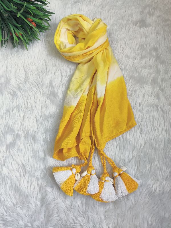 Twisted Yellow Scarf — photo 4