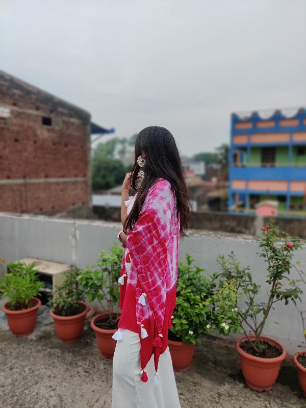 Pink Tie And Dye Shrug — photo 2