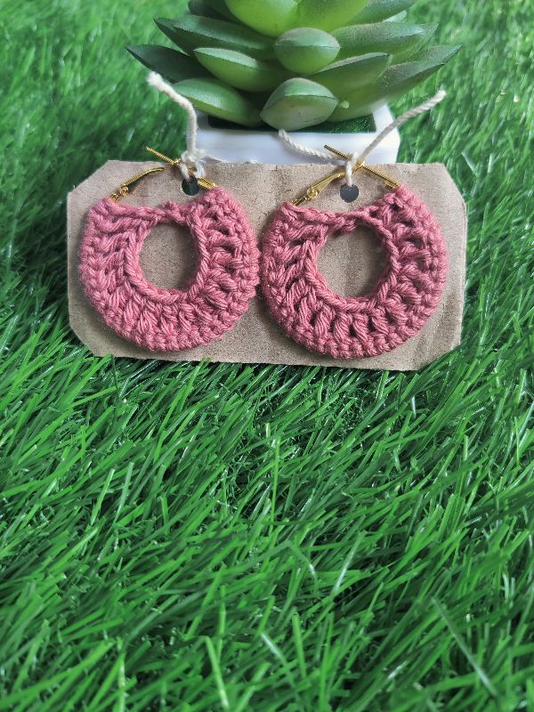 Rust Almond Hoops — photo 2