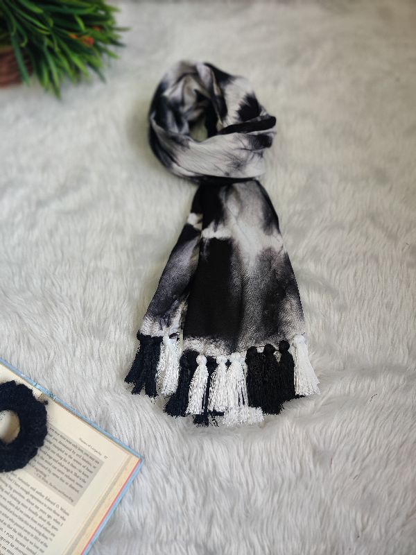 Black & White Loop Scarf — photo 4
