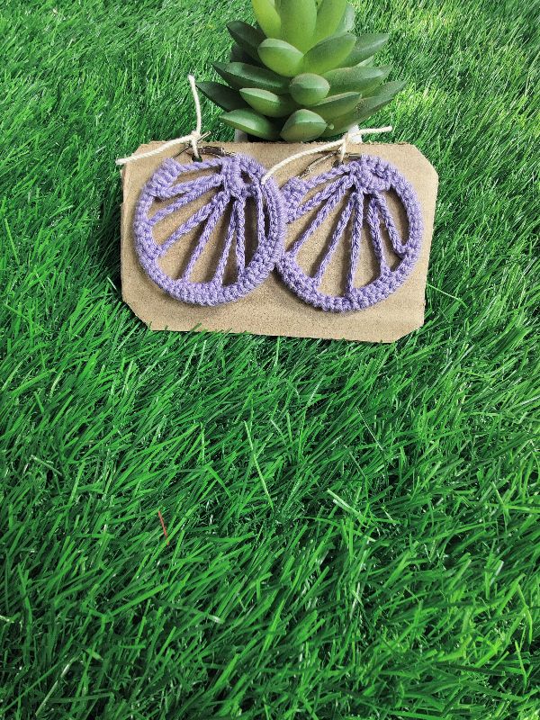 Lilac Star Hoops — photo 3