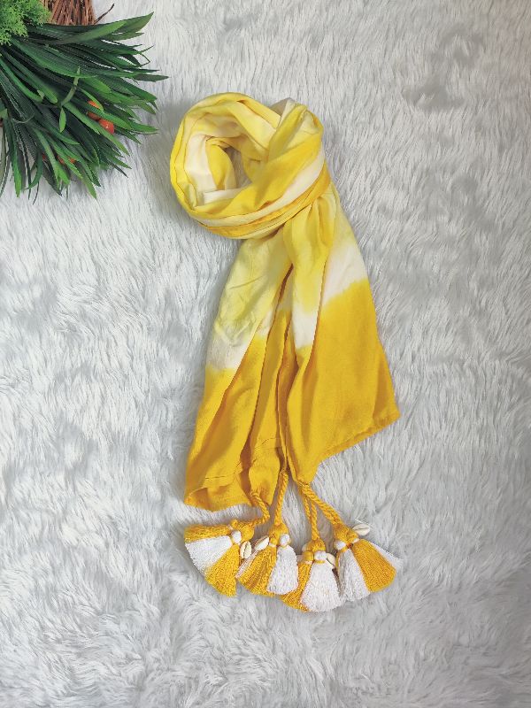 Twisted Yellow Scarf — photo 5