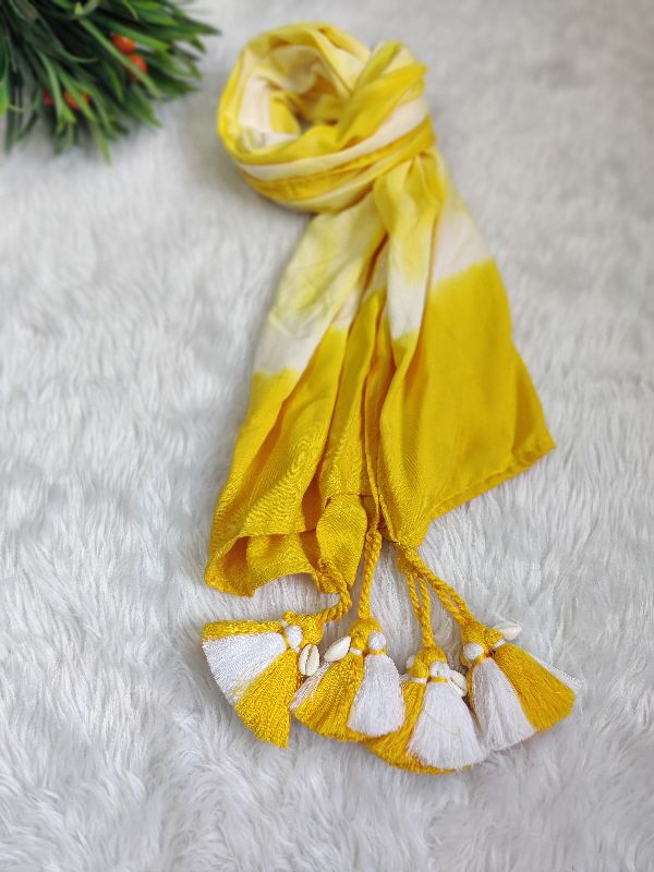 Twisted Yellow Scarf — photo 7
