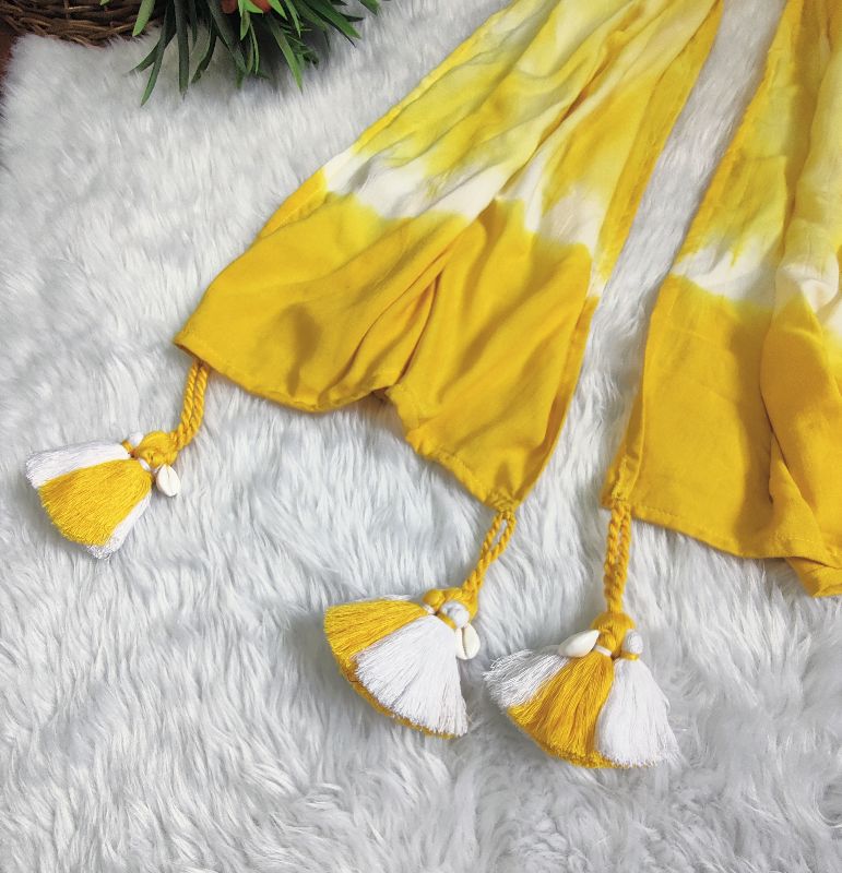 Twisted Yellow Scarf — photo 6